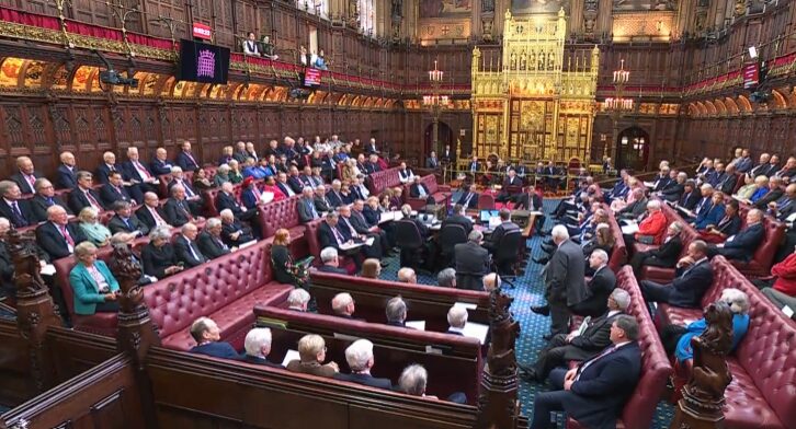 Lord Goddard in the House of Lords